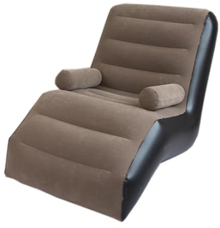 Generisch Aufblasbarer Sessel Outdoor | Aufblasbares Sofa | Lounge Luftsofa | Aufblasbarer Luftsessel | Tragbare Fitness Flocking Aufblasbares bequemes Sofa Einfaches Aufblasen