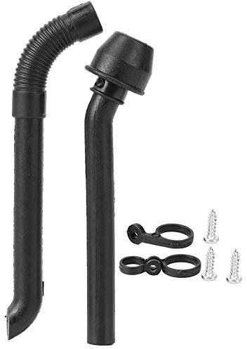 equlup Tuba de Voiture RC, Tuyau de pataugeoire en Caoutchouc pour Voiture RC, Accessoires de Coque de carrosserie de modèle RC pour Chenille D90 D110 1/10 RC