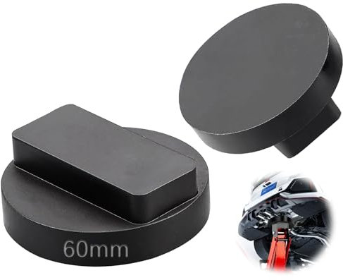 Mbsomnus 60mm Wagenheber Gummiauflage 2 Stück Universal Gummiauflage Wagenheber Jack Pad Adapter Schutz des Autos Kompatibel für Mercedes BMW Benz Audi Wagenheber Adapter für Hebebühnen Wagen