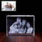 XFZDKJSD Photo en cristal gravée 3D personnalisée, cube en verre photo personnalisé (3D horizontal, 5 x 5 x 8 cm)
