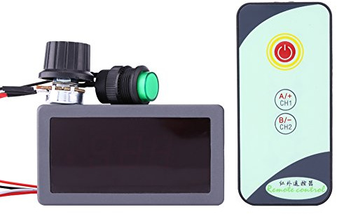 RASTKY PWM Motor Speed Controller mit Fernbedienung - 6 V 12 V 24 Schrittless Geschwindigkeitskontrolle Industrie- und Wissenschaftliche Anwendungen