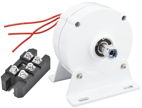 KX-ENERGIE 600W Permanentmagnet Generator 12V,24V,48V 750r/m 3 Phasen Getriebelos Wechselstrom Synchrongenerator Seltenerd-NdFeB Elektromotor Windräder Generator,mit Gleichrichter und Sockel