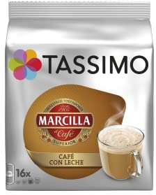 Tassimo Marcilla Café Cápsulas Café con Leche - 16 Cápsulas