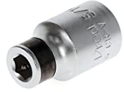 GEDORE red Bit-Adapter für Steckschlüsseleinsätze, Antrieb 4-kant 1/2, 12,5 mm, Abtrieb 6-kant 5/16, 8 mm, R67100006