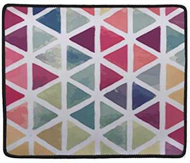 NOVAGO® Tapis de Souris Motif imprimé néoprène antidérapant 22 x 18 cm (Triangles)