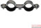 Ram - Colliers Doubles Isophoniques Acier, 22mm, Boîte de 50