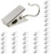 60 Pcs Stainless Steel Curtain Clips Metal Hanging Hooks Small Shower Curtain Hooks Hanger for Curtain Photos Bedroom Home Decoration Outdoor Party Wire Holder Art Craft Display