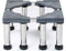 Heightening Stainless Steel Shelf Holder Washing Machine and Refrigerator Stand 24-27cm A Tumble Dyer Floor Trays Extendable Appliance Base for Vertical Air Conditioner (4/8/12 Legs)