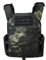 TWINFALCONS Airsoft Plattenträger Taktische Plate Carrier,Gute Qualität Airsoft Weste aus 1000D Nylon Molle Leichter Schutzweste Schnelllösesystem für Paintball(Muti-Schwarz)