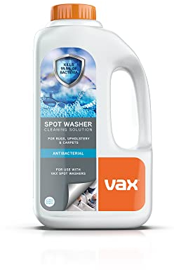Vax 1-9-142409 SpotWash Antibacterial Solution-1L Spot Washer Solution, Plastic
