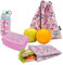 NERTHUS FIH 997 SET Botella Tritan + Lunchbox + Bolsa Sandwich + Mochila Unicornios