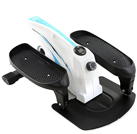 Schreibtisch-Trainingspedal-Fahrradausrüstung – Fahrradtrainer, Untertischfahrrad für Arm-Bein-Training, kompakter Mini-Ellipsentrainer im Sitzen, Mini-Ellipsentrainer mit magnetischem Wider