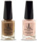 (2Pcs Set) Henna Infused Halal Nail Polish Water Permeable Nail Polish Wudhu friendly and Vegan Long lasting Shiny Nail polish (Innocence, Cairo)