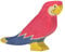 cama24com Papagei Safari Holzfigur Holzspielzeug von Holztiger mit Palandi® Sticker