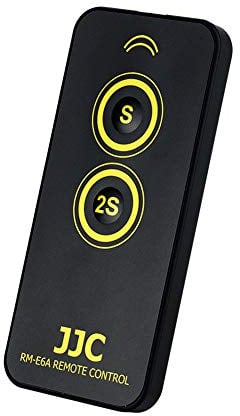 JJC Télécommande Infrarouge pour Canon EOS R5, R5c, R6, R7 & Reflex Numérique et Appareils Photo Compacts - Remplace la Télécommande IR Canon RC-6