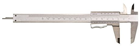 CNC QUALITÄT Taschen- Messschieber für Linkshänder - Messbereich 150 mm - Momentfestellung