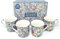 Lesser & Pavey LP93530 Set of 4 Golden Lily Mugs