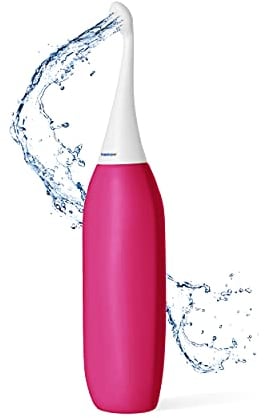 HappyPo Douchette WC pour Enfants l Bidet Portable Peaux Sensibles l Bidet Toilette Facile à Presser avec Sac l Easy-Bidet 2.0 Remplace Lingettes et Toilette à Bidet