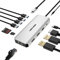 WAVLINK Docking Station, 12 en 1 Triple Display Dock Station con Dual 4K DP, 4K HDMI, 100W PD, Gigabit Ethernet, 2 USB3.0, 2 USB 2.0, SD/TF Card Reader, Mic/Audio para Windows/Mac/HP/DELL/Lenovo