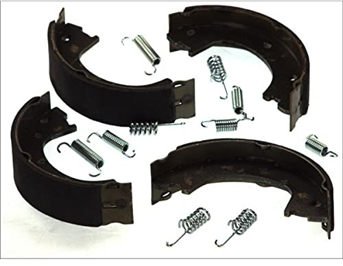 ABE CRM013ABE Handbremsbeläge mit Zubehör Hinten Kompatibel mit VW CRAFTER 30-50 Kasten 2E 2E0698525A 9064200220 2E0698525D