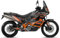 ARider Dekor (Aufkleber) für KTM Adventure 950/990 2006-2013 (Orange)