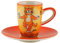 Mila Keramik Espresso-Tasse mit Untere Oommh Morgengruß | MI-88252