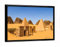 artboxONE Poster mit schwarzem Rahmen 18x13 cm Architektur Die Pyramiden von Meroe - Bild Pyramide meroe nubien