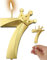 Generic 1 Piece Gold Number 7 Candles Birthday Candle for Cake Topper (Gold, 7)