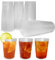 450 Vasos de Sidra 600 ML Reutilizables - Plástico Duro Irrompible - Uso en Fiestas, Oficina o Camping - Ecológico sin BPA - Para Agua, Cocktail, Cubastas, Gin Tonic y Cerveza