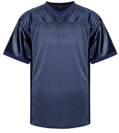 Herren Fußball Trikot Sport T-Shirt Hip Hop Trikot für Party Fußballtrikot Blank Football Practice Jersey Für Athletisches Training Und Tägliche Einfarbig Übungs Team Sportuniformen