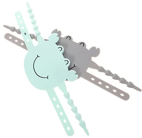 Yardwe 5 Sätze Geräuschloser Schlosskasten Kind Türschlägerblocker Türstopper Verriegeln Zuschlagen Halten Türdämpfer Ruhige Türverriegelung Kieselgel 2 Stück * 5