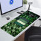Alfombrilla de Ratón XXL 700x300x3 mm Alfombrilla Ratón Gaming Alfombrilla Escritorio Grande Teclado Antideslizante Mouse Pad XL Mejora la Precisión y la Velocidad (Hojas Verdes)
