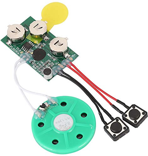 Goshyda Grußkarten-Chip, 120 Sekunden beschreibbares Voice-Sound-Chip-Modul für selbstgemachte Grußkarten, Geschenkboxen, Einladungen, handgefertigte Produkte usw.