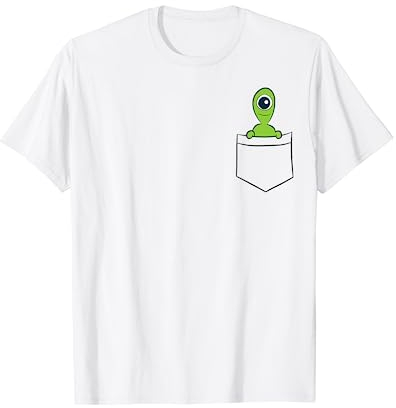 Alien In Der Tasche Ufo Alien T-Shirt