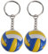 Milisten 2Pcs Volleyball Schlüssel Ringe Basketball Keychain Mini Sport Simulation Schlüssel Kette Sport Stil Schlüssel Ring Anhänger für Tasche Hängen Ornamente Keychain Geschenke