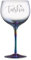 aztex Personalised Glass Sparkle Metallic Gin Glass