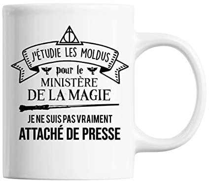Mug Homme Attaché de presse ministère magie | Tasse blanche