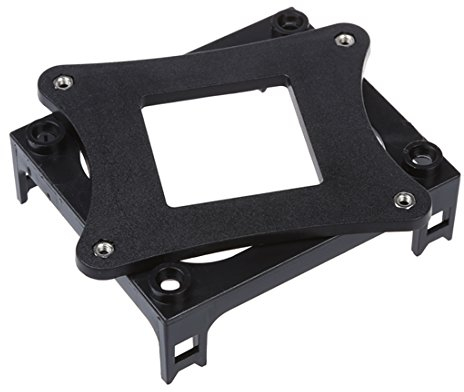 Widybord Base de soporte de montaje de ventilador de CPU de plástico negro para Socket 478