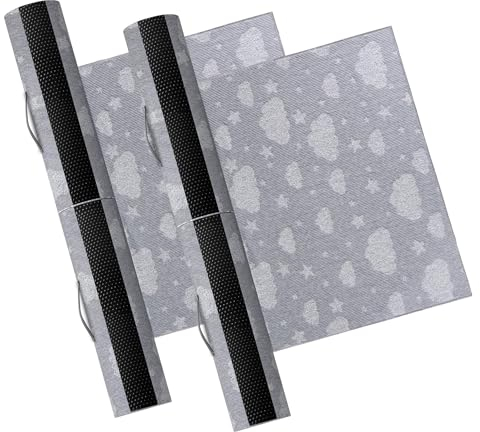 Kohentact Faltbares Baby Bettgitter Rausfallschutz 2stk aus Foam mit Auflage & rutschfesten Pads - Wasserdichter waschbarer weicher Abnehmbarer Bezug Sicheres Bettgitter für Kinder Senioren Bed