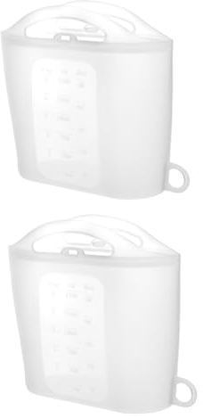 Abaodam 2St milk storage bags isoliertasche für babyflaschen Mikrowellen Lebensmittelbehälter Gemüsebeutel wiederverwendbare Gefrierbeutel Früchte und Gemüse Lebensmittelbeutel Öko-Tasche