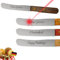 Solingen Messer personalisiert Walnuss, eigene Gravur, Geschenk, persönlich, Premium Buckelmesser, Klinge rostfrei, Küchenmesser extra scharfe, Dünnschliff & Handabzug, Made in Germany