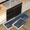 HomKuch Juego de alfombras de Cocina 2 alfombras de Cocina Antideslizantes alfombras de Cocina antifatiga Juegos de alfombras de Cocina limpiables y amortiguadoras 40x60+40x120cm