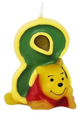 Disney Winnie the Pooh and Friends Birthday Candle Number 8