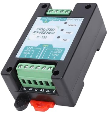 Fockety Industrietauglicher Repeater, 485 Hub, 1 Master Port, 2 Sub Ports, 500 MA DC, Isoliertes Leistungsmodul, Verstärker, Isolierter Konverter für Anwesenheitsautomaten, IC Karten