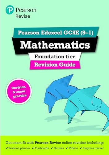 Pearson REVISE Edexcel GCSE Maths (Foundation) Revision Guide incl. online revision, quizzes and videos - for 2026, 2027 exams