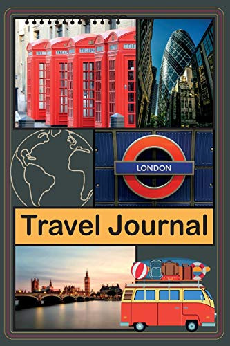 London - Travel Journal: 6 x 9, road trip planner, lined journal, travel planner, travel notebook, diary, blank book notebook, 100 pages for writing notes