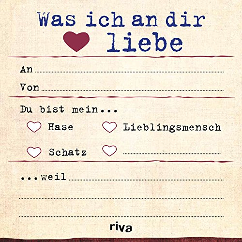 Was ich an dir liebe – Klebezettel