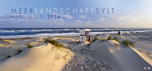 Meerlandschaft SYLT Kalender 2024. Großer Panorama-Wandkalender mit Fotos des bekannten Künstlers Hans Jessel. Meereslandschaften eingefangen in einem XXL-Fotokalender.: Hans Jessel