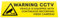 Warning CCTV Video Cameras Security Sign Car Van Taxi Coach Inside Window Sticker