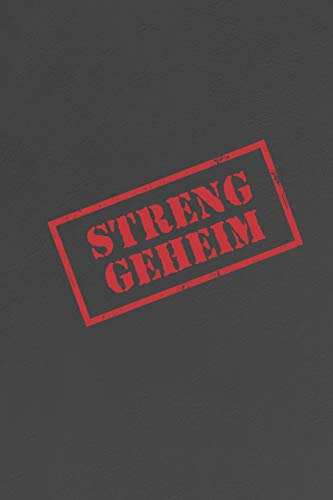 Streng Geheim: Detektiv Notizbuch für brisante Ermittlungen